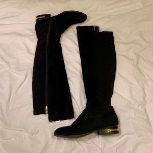 Black Knee High Boots